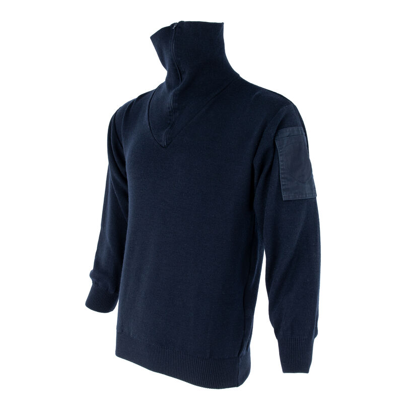 Dutch Navy Blue Wool Blend Sweater | Issued, , large image number 2